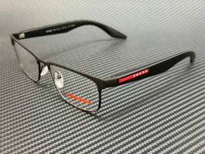 PRADA LINEA ROSSA PS 51PV DG01O1 Black Rubber Men's 54 mm Eyeglasses - Picture 1 of 5