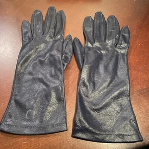 VTG Black VAN RAALTE Long Gloves 10 Inches Formal Vintage Dress (101) - Picture 1 of 8