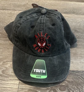 Miles Morales Baseball Cap Hat Curved Brim Adjustable Back Closure Youth Sized - Picture 1 of 5