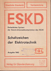 Staatliche Standards Textsammlung Schaltzeichen der Elektrotechnik DDR TGL ESKD