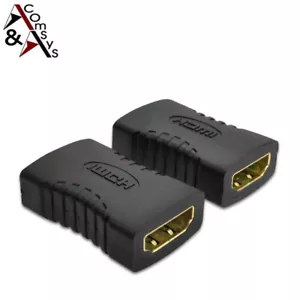 HDMI Adapter Verlängerung Kupplung Verbinder Buchse Female 3D Full HD 4K Monitor - Bild 1 von 3