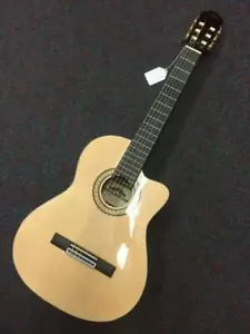 Stadium Nylon String Electric Classical Guitar-Natural-5 Band EQ-NEW-Shop Setup - Picture 1 of 1