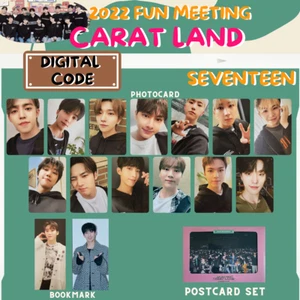 Seventeen 2022 SVT 6TH FAN MEETING Photo card CARAT LAND DIGITAL CODE Photocard - Picture 1 of 69