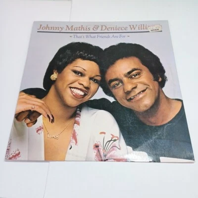 Johnny Mathis and Deniece Williams That's What Friends Are For LP vinyl  Cbs - Image 1 of 4