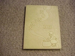 1953 Unonian / Mount Union College Yearbook / Allicance Ohio / Free Shipping! - Imagen 1 de 8