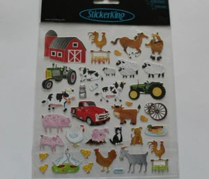 Pegatina Rey Pegatinas Brillo Animales de Granja, Equipo de Granja 216088 - Imagen 1 de 1