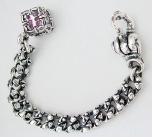 Casino Sterling Silver Key Chain - Picture 1 of 3