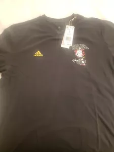 Adidas Mo Salah Icon Graphic S/S T-Shirt, NWT - Men’s L – Carbon Soccer - Picture 1 of 4