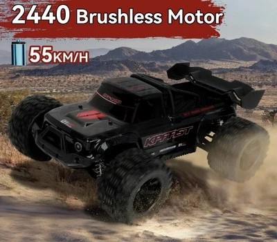 RC Truck Brushless 1/14 Scale 4X4 RTR 2 3S lipo Fast 35mph(Brand new) - Image 1 of 4