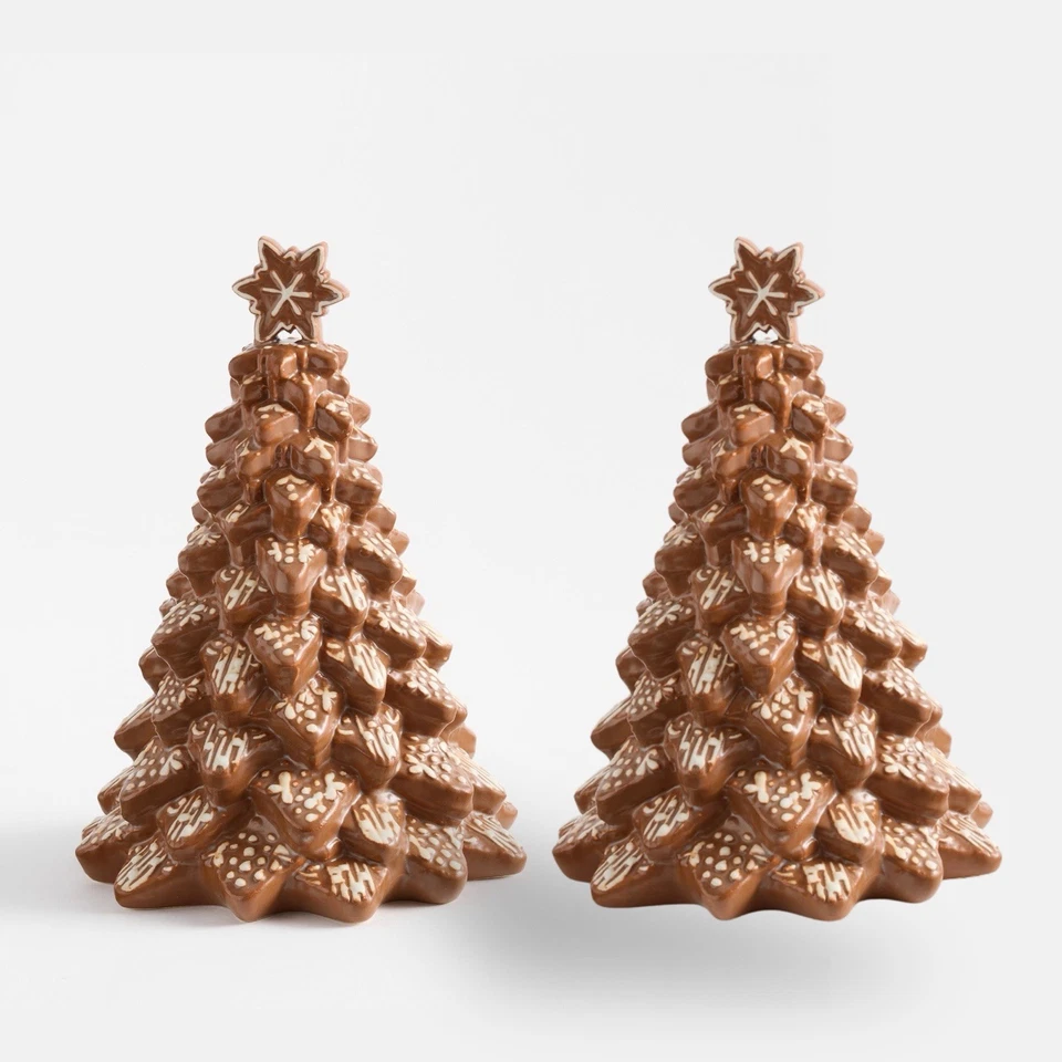 Árboles de pan de jengibre artesanales Pottery Barn - Juego de 2 Foto 1 de 4