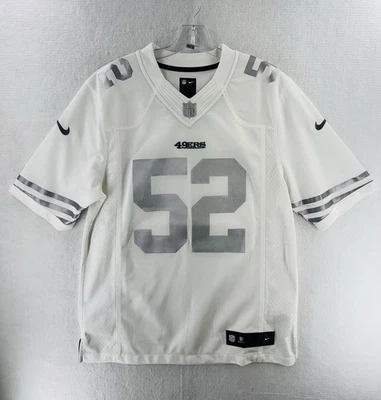 Nike San Francisco 49Ers Patrick Willis Platinum Edition Size M Men’s Rare! - Image 1 of 4