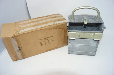 B17- Ammo Box Early Style Ammo Can Army Type  O1 - 50 Cal by Brunhoff Mfg. Co. - Image 1 of 4