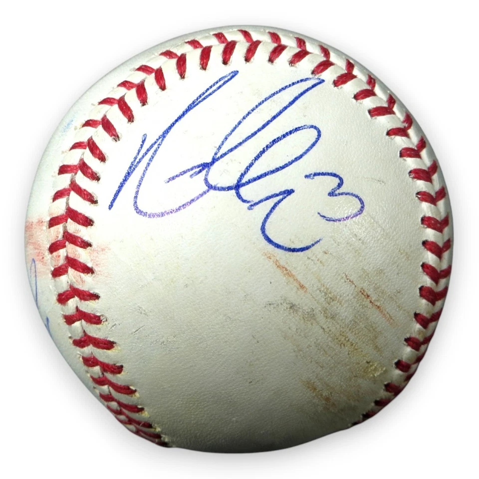 Bola de beisebol Nelson Cruz Kyle Seager autografada dupla assinada Mariners JSA CG44466 - Imagem 1 de 4
