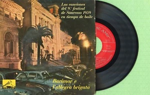 BARIMAR E L'ALLEGRA BRIGATA / LA VOZ DE SU AMO 7ERL1.337 Pres Spain 1959 EP VG+ - Picture 1 of 5
