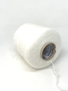 FILATO STOCK by LINEAPIU SUPER KID MOHAIR, NM 2000 BIANCO 680g - Bild 1 von 2