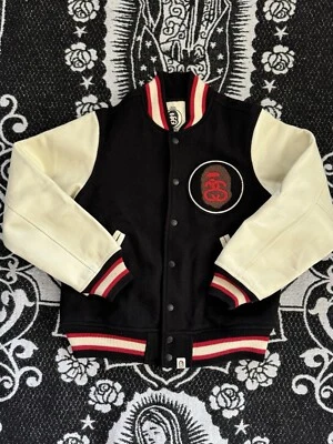 Chaqueta de Lana Bape X Stussy Talla S Muy Rara Foto 1 de 4