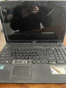 Acer Aspire 5336-2524 PEW72 Black Laptop NOT TESTED PARTS OR REPAIR - Picture 1 of 12
