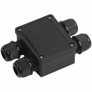 revolt Outdoor-Kabel-Verbindungsbox, 4-fach, für Kabel mit Ø 9 - 14 mm, IP68 - Bild 1 von 3