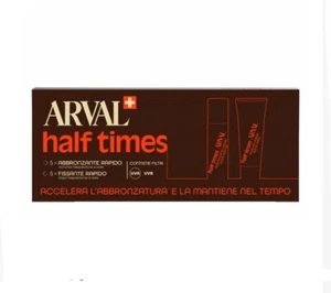 ARVAL HALF TIMES SOLARE ABBRONZATURA RAPIDA 5 FIALE + 5 FISSANTI X 10ML - Imagen 1 de 2