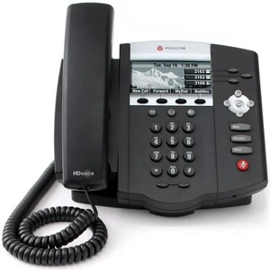 Polycom Soundpoint IP450 3-Line SIP w/PoE 2200-12450-025 VoIP - Refurbished - Picture 1 of 6