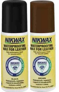 Nikwax Waterproofing Wax For Leather 125ml Black & Brown Protects Restores - Picture 1 of 3