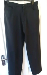 Next Mens, Black, Wool Blend Smart Trousers, Uk 36, 31.5 In Straight Leg - Picture 1 of 9