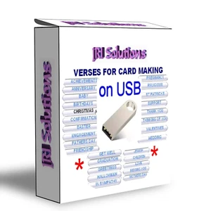 2000+ Verses for Card Making,Birthday  other Greetings Card Verse USB Collection - Picture 1 of 4