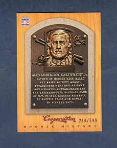 #14 ALEXANDER CARTWRIGHT Father of Baseball | #238/599 Panini Bronze HOF History