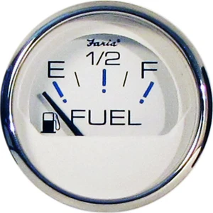 Faria Beede 13801 Chesapeake White Fuel Level Gauge GP9373 - Picture 1 of 1
