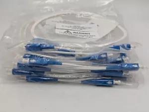 New Lot Of 8, SC/SC 1 Meter Simplex Single-Mode Fiber Optic Patch Cable - Picture 1 of 4