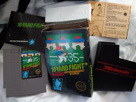 10-Yard Fight (Nintendo Entertainment System, 1985) - Complete In Box! NES