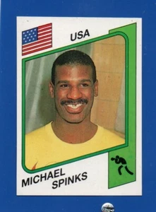 FIGURINA STICKER PANINI SUPERSPORT 1986 #146 MICHAEL SPINKS NEW MINT - Imagen 1 de 2