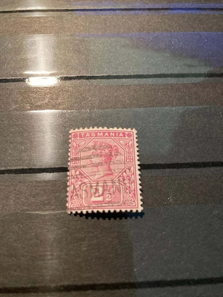 Tasmania - Australia 1892 2 1/2d púrpura Foto 1 de 1