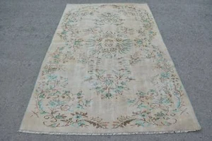 Alfombra Oushak, alfombras vintage, alfombra grande de 5,2 x 8,3 pies, alfombra antigua, alfombra turca - Imagen 1 de 6