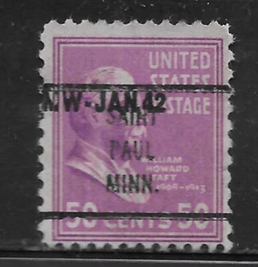 Minnesota Bureau Precancels - St Paul 63 - 50c Prexie - Picture 1 of 1