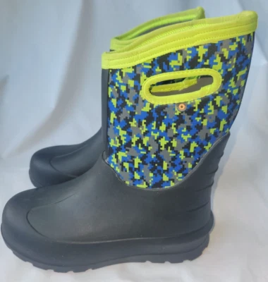 BOTA DE NIEVE BOGS CLÁSICA DIGITAL LIMA NEGRO VERDE CAMUFLAJE INVIERNO PATO LLUVIA BARRO 6 Foto 1 de 4