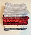 Lot de 12 paquets de couture courtepointe tissu mixte quartiers gras coton 18 x 22"