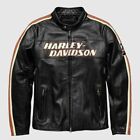 Herren Harley Davidson Jacke Moto Gear Biker Echtleder Motorradjacke