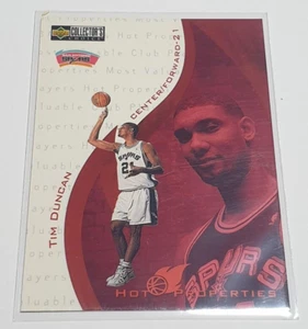 1997 Collectors Choice Tim Duncan Hot Properties Insert - San Antonio Spurs - Picture 1 of 1