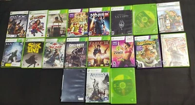 Lot of 19 Xbox 360 Games - Halo, Call of Duty, Assassin's Creed, and More - Image 1 of 3