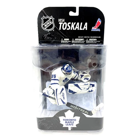 Mcfarlane NHL Vesa Toskala Toronto Maple Leafs White Jersey Series 20 Figure Cover