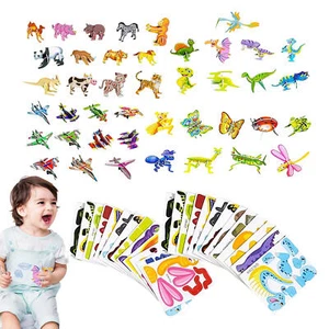 100pcs Educational 3D CartoonPuzzle 3D Puzzle Kids Toy 3D Jigsaw Puzzle Cartoon - Picture 1 of 12