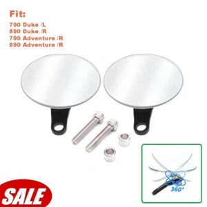 For 790 Duke/L 890 Duke/R 790/890 Adventure/R 2024 Rear Side View Mirrors Convex - Picture 1 of 21