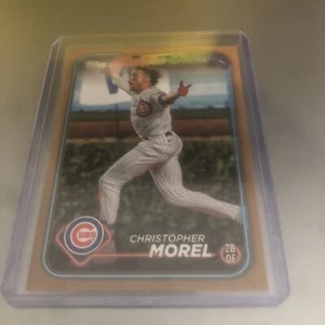 2024 Topps Series 1 Christopher Morel Future Stars Gold /2024 Cubs #128 - Picture 1 of 2