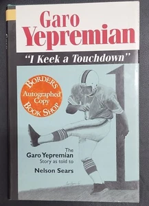 Garo Yepremian I Keek a Touchdown By Nelson Sears Miami Dolphins Football SIGNED - Bild 1 von 5