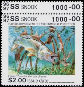 XItem Florida Snook 1996 $2.00 - Imagen 1 de 1