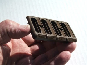 Vintage Takamine Lawsuit Era 70's 80's Brown Preamp Grille Cover - Picture 1 of 5