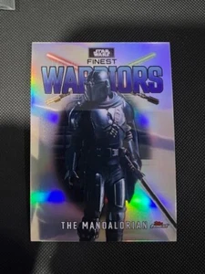 The Mandalorian 2023 Star Wars Topps Finest Warriors Refractor Card #FW-15 - Picture 1 of 3