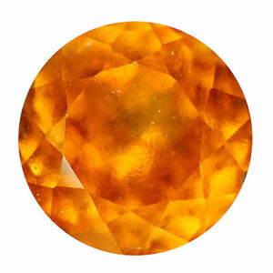 1.14ct Marvelous Round 5.8 MM Orange Red Sri Lanka 100% Natural Hessonite Garnet