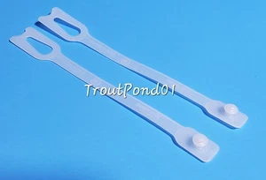 Juego de 2 gadgets clásicos transparentes vintage con correa para sábanas de pastelería - Imagen 1 de 5